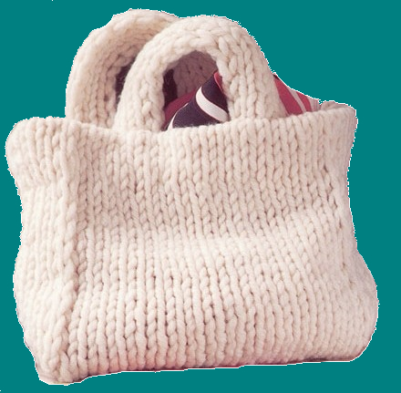 Hand Knit Tote